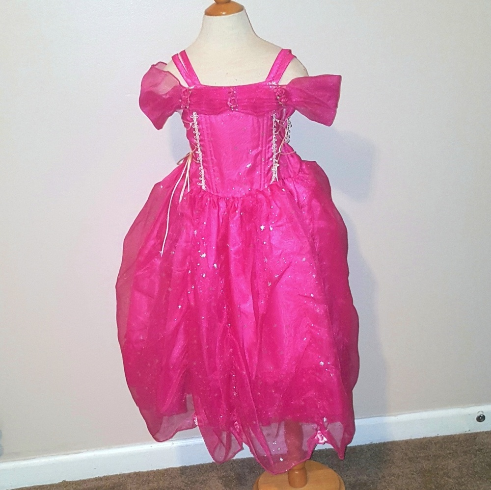 Used pink girls pageant gown